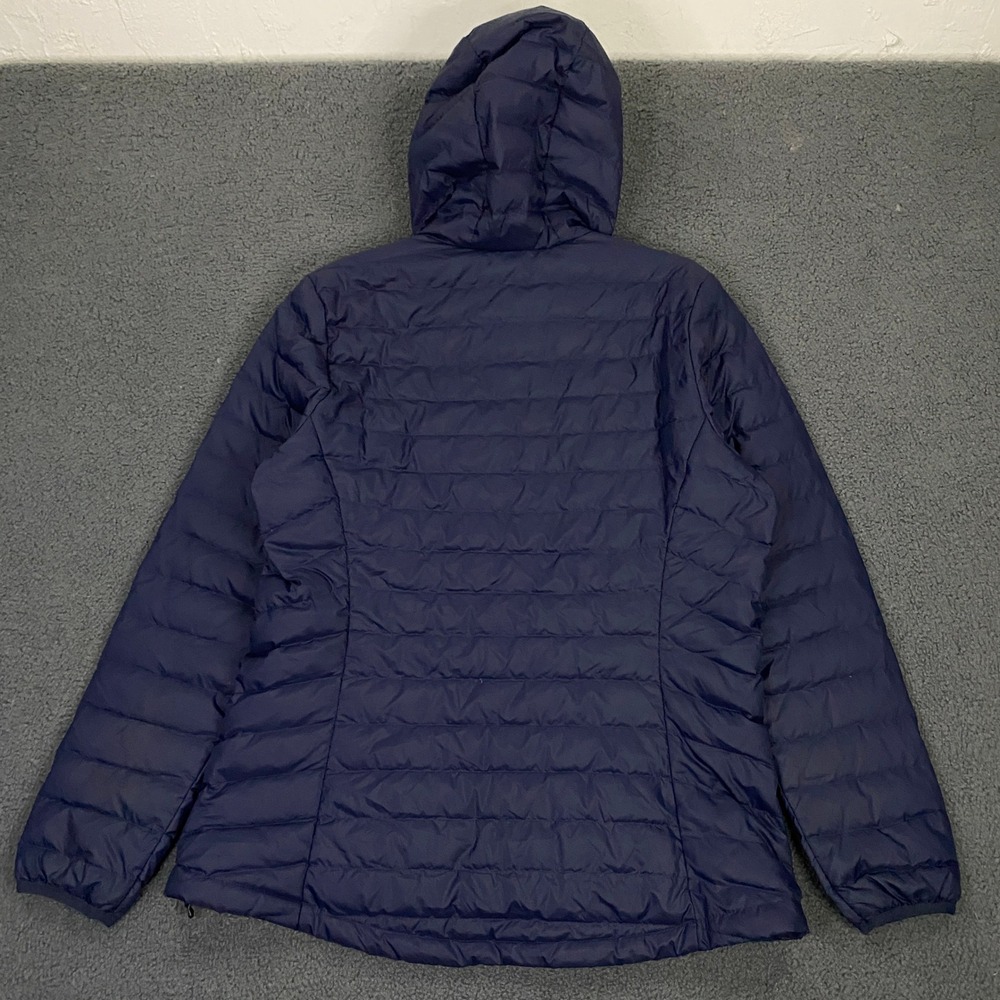 Mountain Hardwear Glen Alpine Down Hoodie Women Large Blue Fill Insulated Jacket - Picture 8 of 12